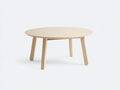 Table à manger ovale en bois 120×80×75 cm - bois blond naturel - style scandinave pour salon